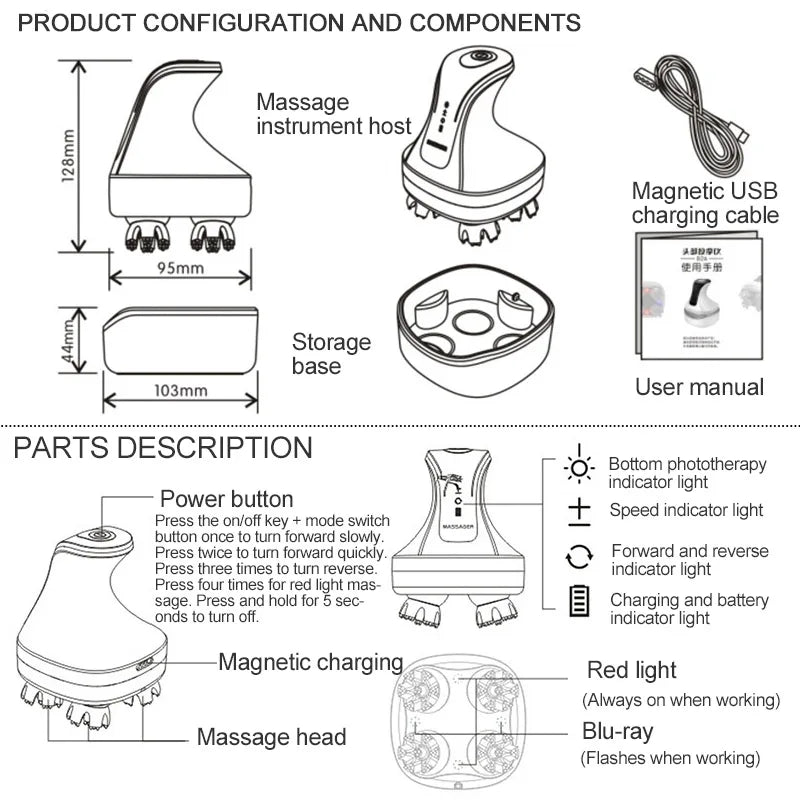 β LyLy Scalp Massager β